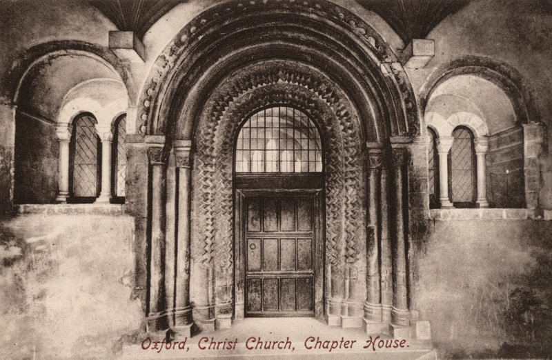 Oxford, Christ Church, Chapter House (b/w photo) 作者 英国摄影师