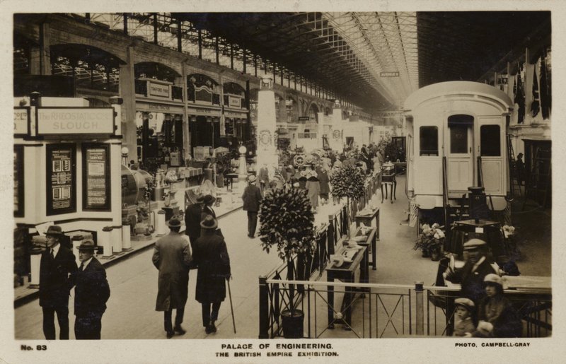 大英帝国工程宫，于1924年和1925年在米德尔塞克斯的温布利举行 作者 英国摄影师