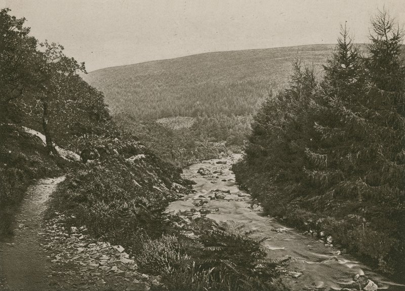 Bagworthy Water，Doone Valley的路径 作者 英国摄影师