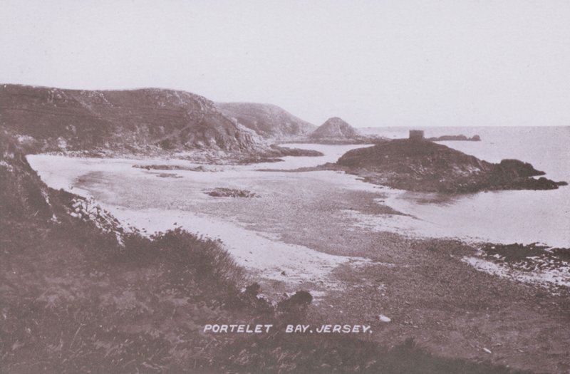 Portelet Bay, Jersey (b/w photo) 作者 英国摄影师