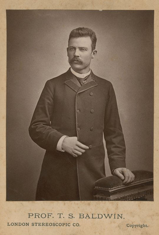 Thomas Scott Baldwin教授的肖像 作者 英国摄影师