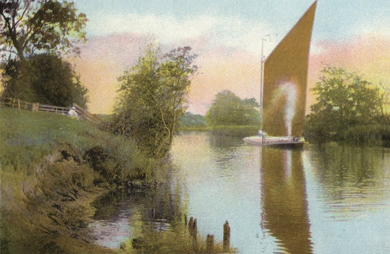 Postwick Reach，Whitlingham，诺里奇附近 作者 英国摄影师