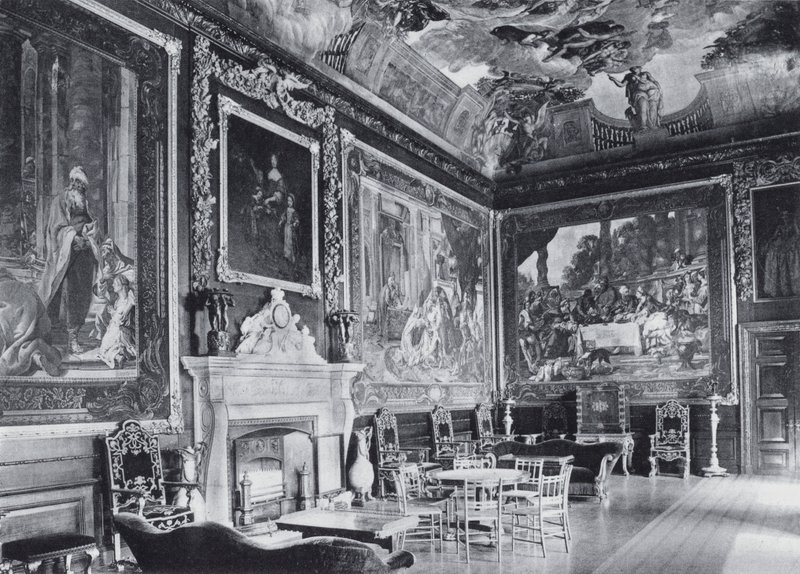 Presence Chamber，温莎城堡（黑白照片） 作者 英国摄影师