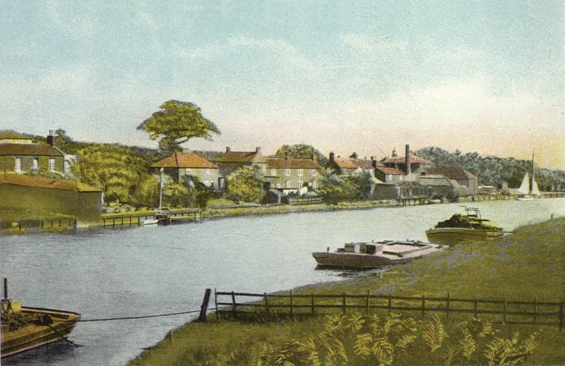 Reedham，来自铁路桥 作者 英国摄影师