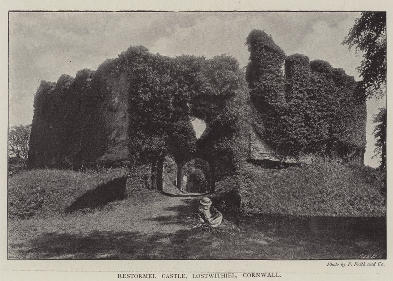 Restormel城堡，Lostwithiel，康沃尔郡 作者 英国摄影师
