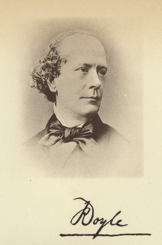 Richard Doyle（黑白照片）。 作者 英国摄影师