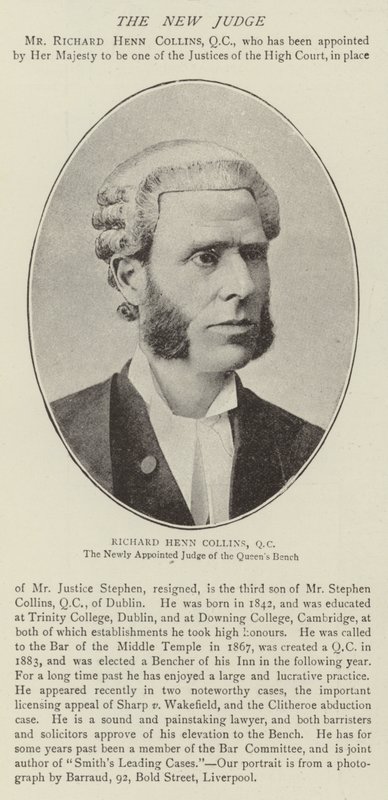 Richard Henn Collins，QC 作者 英国摄影师