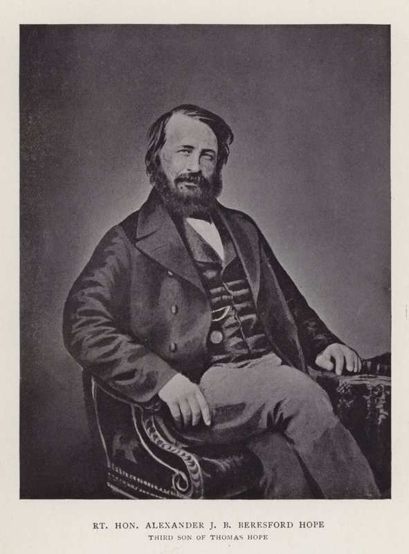 尊敬的Alexander JB Beresford Hope，Thomas Hope的第三个儿子 作者 英国摄影师
