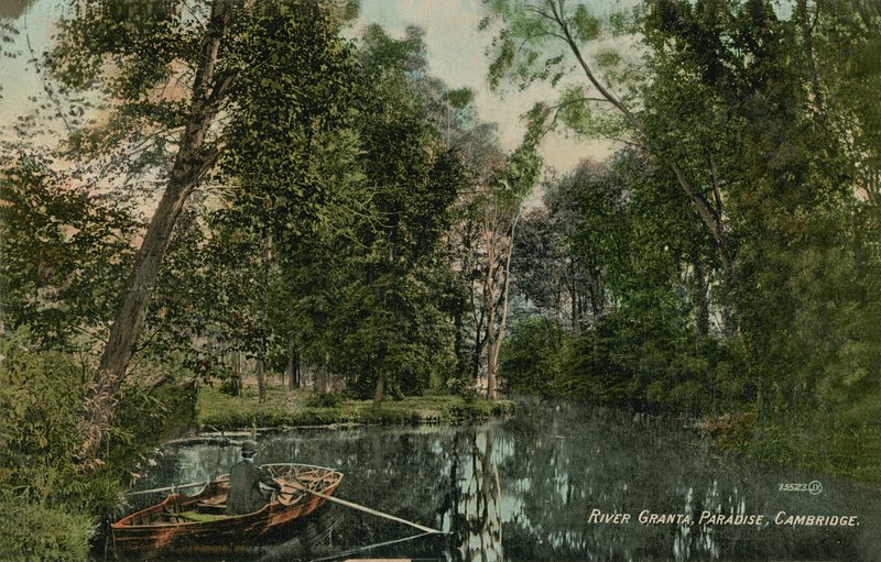 River Granta，天堂，剑桥。明信片于1913年寄出。 作者 英国摄影师