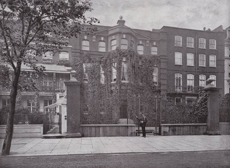 Rossettis House位于切尔西的Cheyne Walk 作者 英国摄影师
