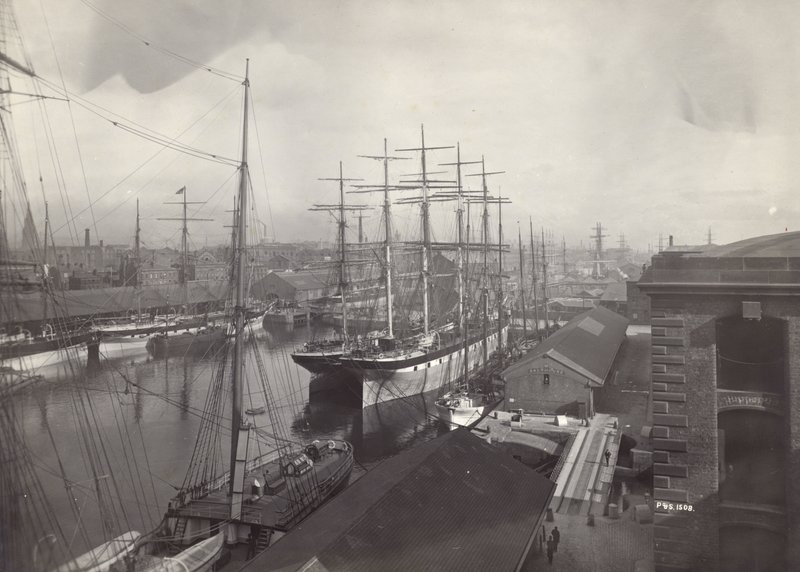 Salthouse Dock，利物浦，1897年6月 作者 英国摄影师