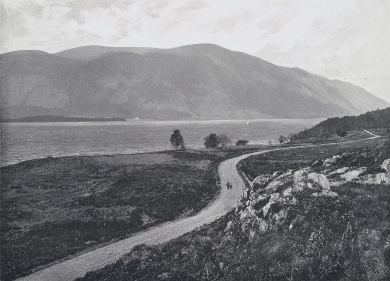 苏格兰。Loch Lochy（黑白照片）。 作者 英国摄影师
