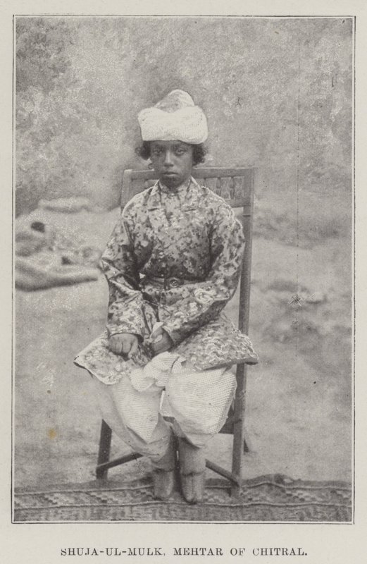Shuja-ul-Mulk，Chitral的Mehtar 作者 英国摄影师