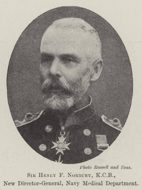 Henry F Norbury爵士，KCB，海军医疗部新任总干事 作者 英国摄影师