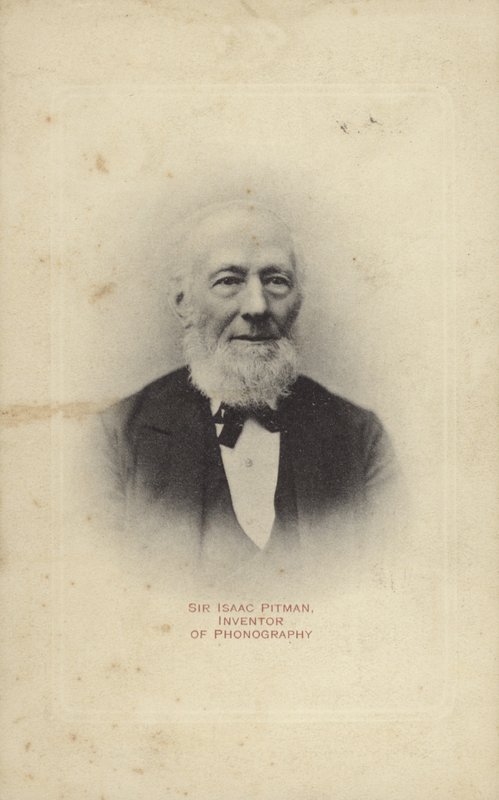 艾萨克·皮特曼爵士（1813-1897），皮特曼速记写作的英国发明家 作者 英国摄影师