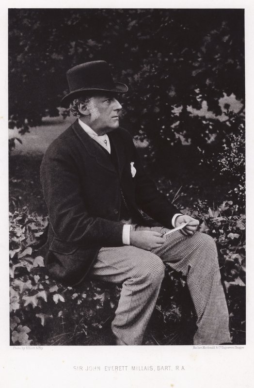 英国艺术家John Everett Millais爵士 作者 英国摄影师