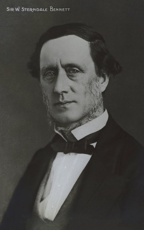 Sir William Sterndale Bennett, English composer, conductor and pianist (b/w photo) 作者 英国摄影师