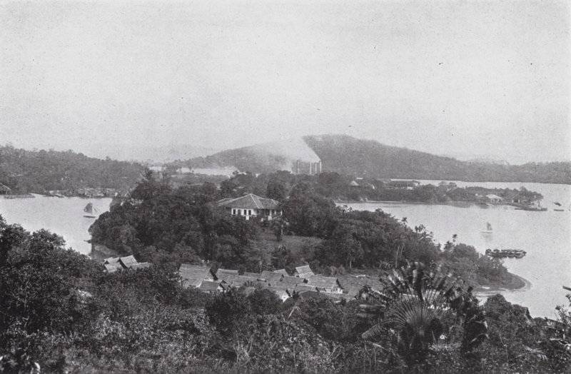 Smelting works in Keppel Harbour, Singapore (b/w photo) 作者 英国摄影师