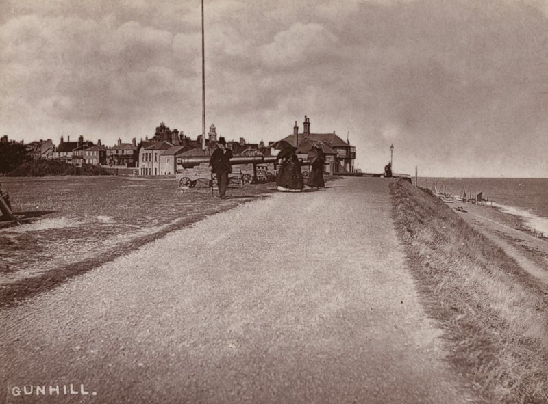 Southwold：Gunhill（黑白照片） 作者 英国摄影师