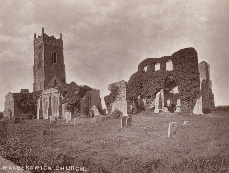 Southwold: Walberswick Church (b/w photo) 作者 英国摄影师