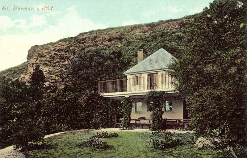 康沃尔郡唐德利的圣日尔曼小屋（彩色照片）。 作者 英国摄影师