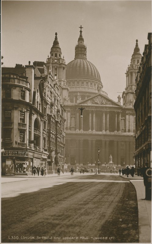 St Pauls大教堂和伦敦Ludgate山 作者 英国摄影师