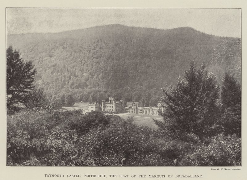 Taymouth城堡，Perthshire，Breadalbane侯爵的位子 作者 英国摄影师