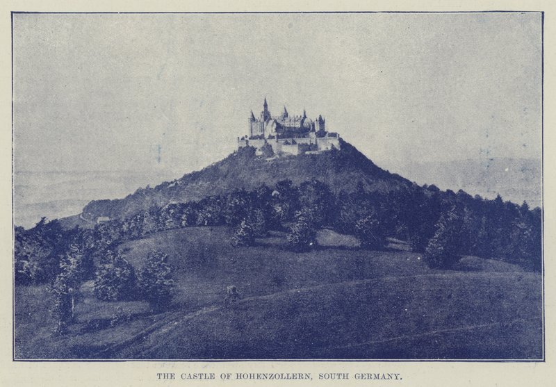 Hohenzollern城堡，南德国 作者 英国摄影师