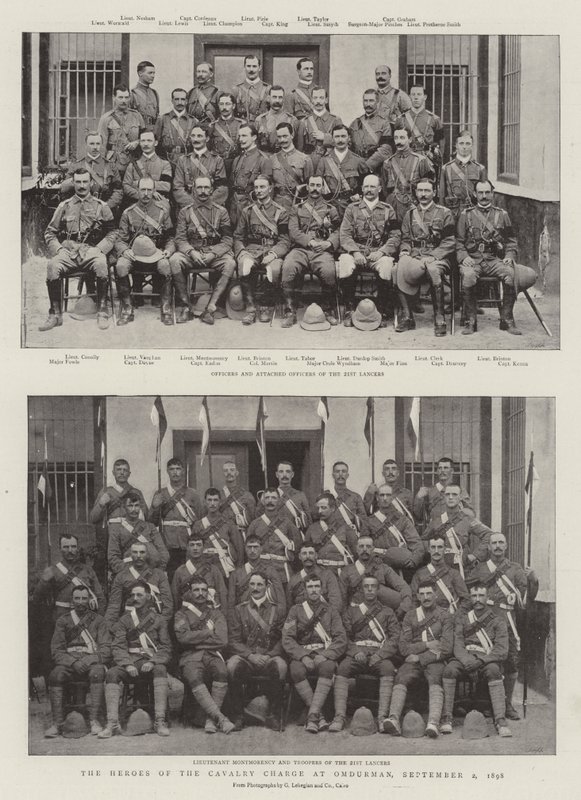 1898年9月2日，Omdurman的骑兵英雄 作者 英国摄影师