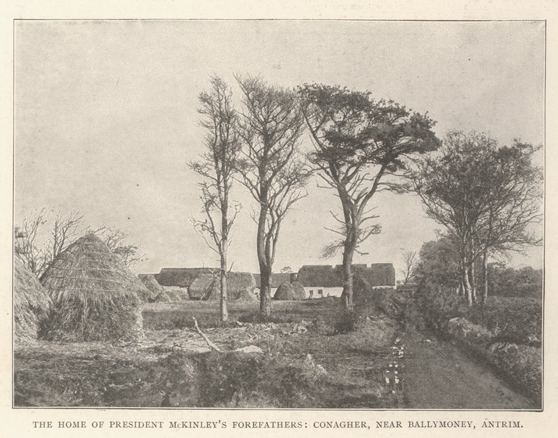 麦金莱斯总统的家，Conagher，在Ballymoney附近，Antrim 作者 英国摄影师