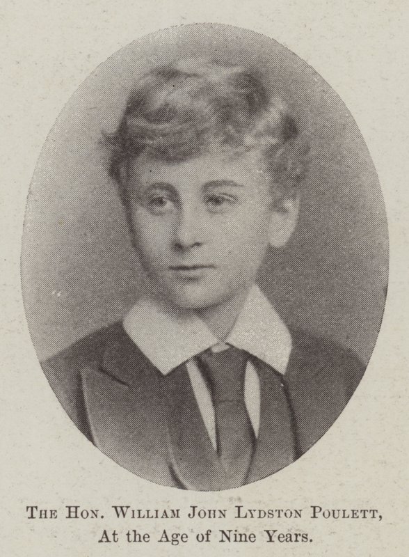 尊敬的William John Lydston Poulett，九岁时代 作者 英国摄影师