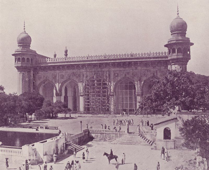 海德拉巴的Jumma Musjid 作者 英国摄影师