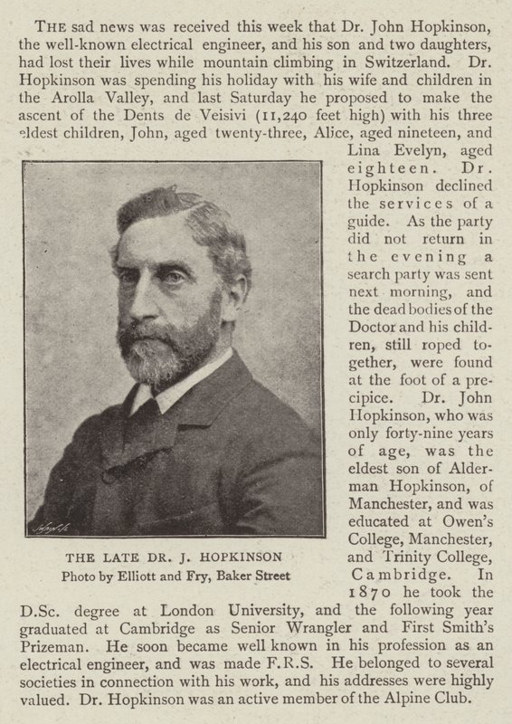 J Hopkinson博士 作者 英国摄影师
