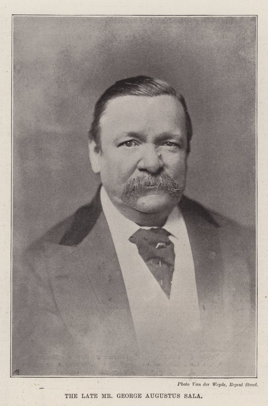 已故的George Augustus Sala先生 作者 英国摄影师