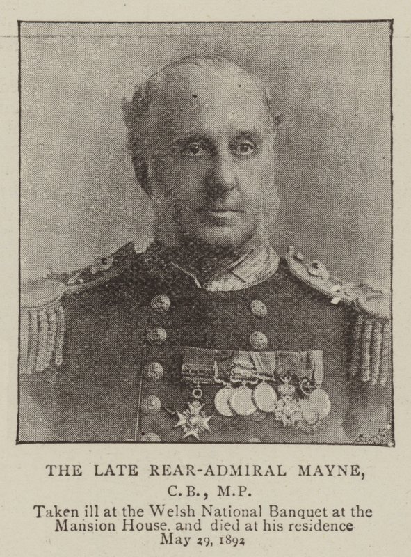 海军少将Mayne，CB，MP 作者 英国摄影师