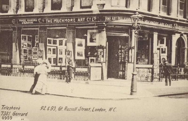 Muchmore Art Co Ltd，92 und 93，Great Russell Street，London，WC 作者 英国摄影师