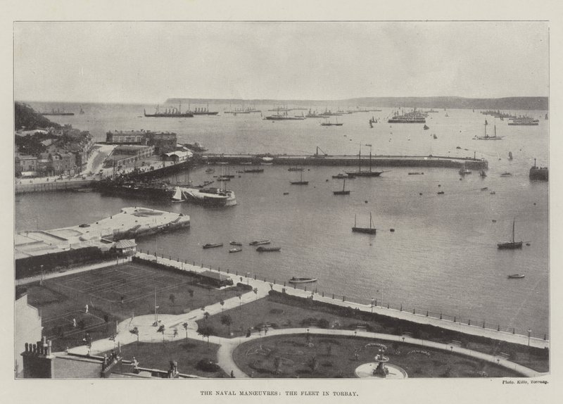 海军演习，托贝舰队 作者 英国摄影师