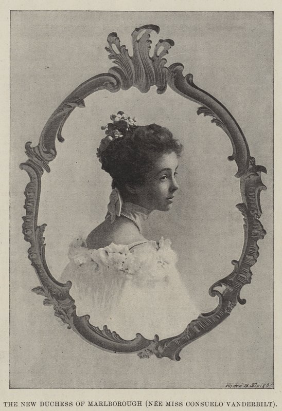 马尔堡新公爵夫人（nee Consuelo Vanderbilt小姐） 作者 英国摄影师