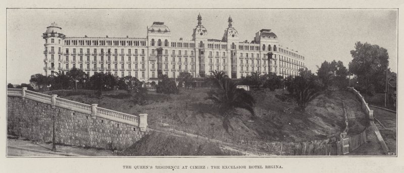 Cimiez的Queens Residence，Excelsior Hotel Regina酒店 作者 英国摄影师