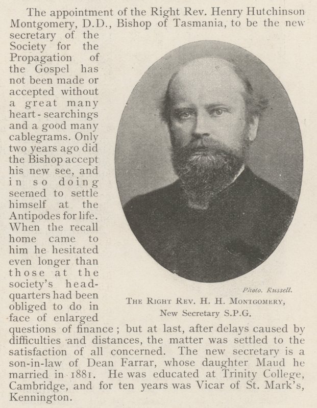 新任秘书SPG，正确的牧师HH Montgomery 作者 英国摄影师