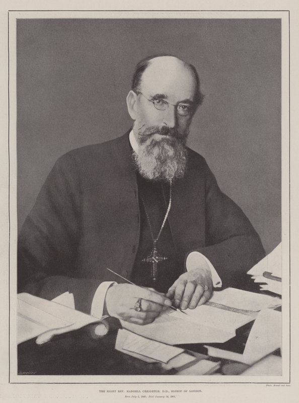 右边牧师Mandell Creighton，DD，伦敦主教 作者 英国摄影师