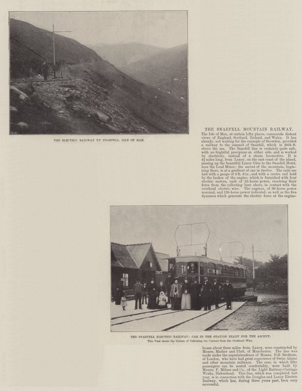 Snaefell山区铁路 作者 英国摄影师