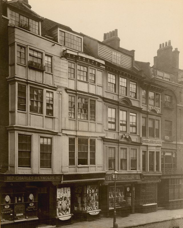 The Strand，伦敦;南侧，以163-167 Strand为特色 作者 英国摄影师