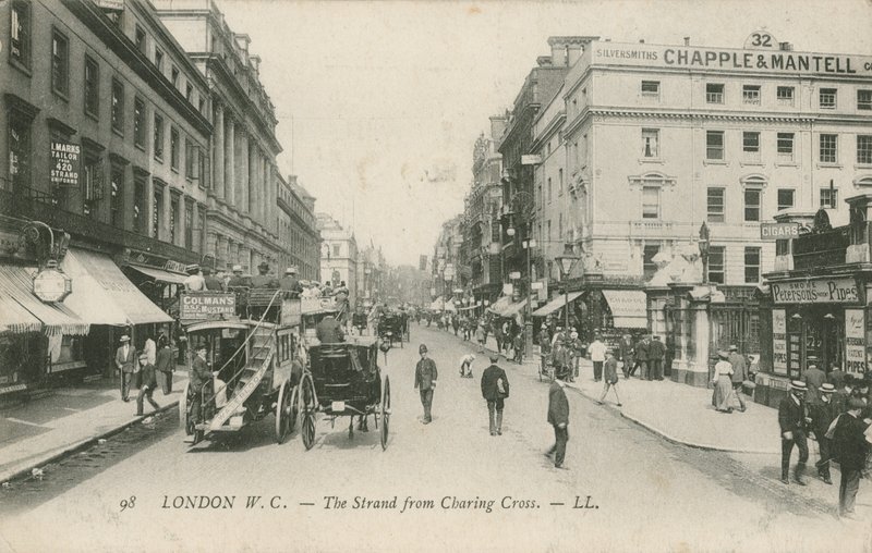 来自伦敦Charing Cross的Strand 作者 英国摄影师