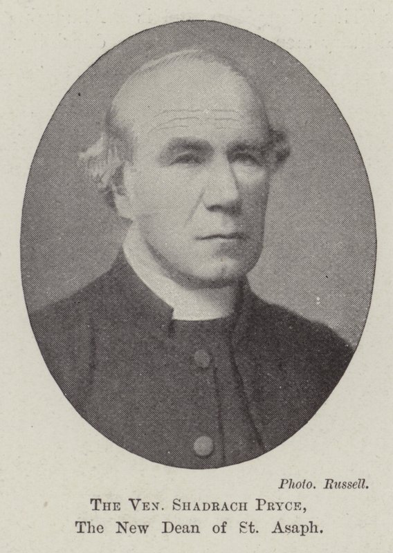 尊敬的Shadrach Pryce，St Asaph的新院长 作者 英国摄影师