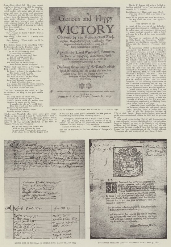 志愿者百年纪念，1799-1899 作者 英国摄影师