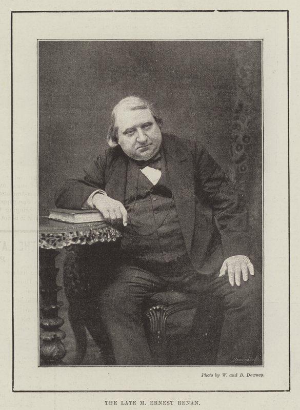 已故的M Ernest Renan 作者 英国摄影师