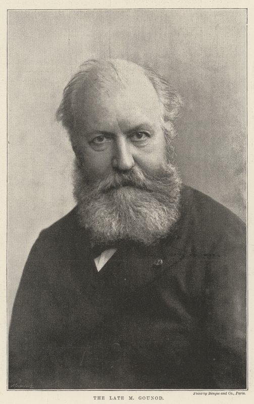 已故的M Gounod 作者 英国摄影师