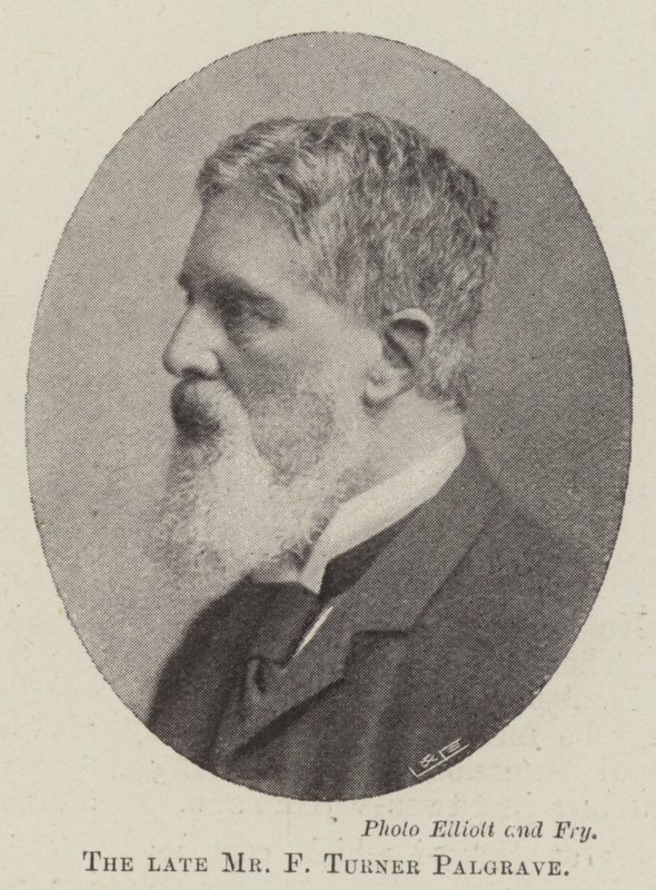 已故的F Turner Palgrave先生 作者 英国摄影师