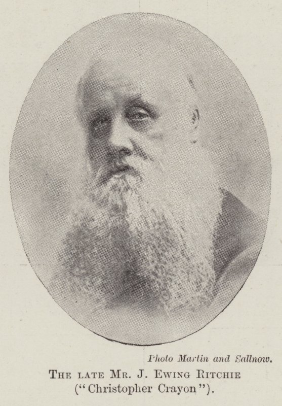 已故的J Ewing Ritchie先生，Christopher Crayon 作者 英国摄影师